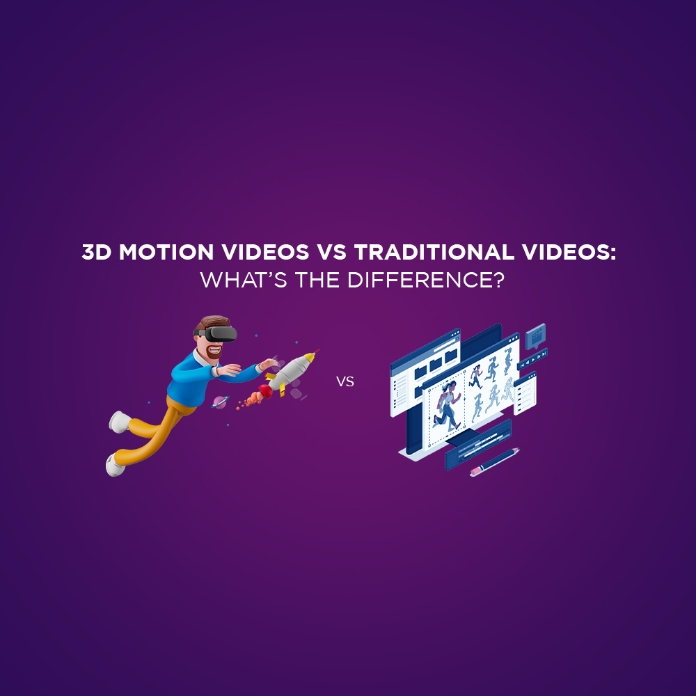 3D Motion Videos vs. Traditional Videos: What’s the Difference?